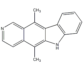 Ellipticine solution structural formula