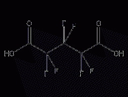 Hexafluoroglutaric acid structural formula