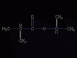 Isopropyl isobutyrate structural formula