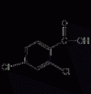 2,3-Dichlorobenzoic acid structural formula