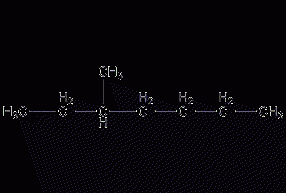 3-Methylheptane Structural Formula