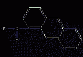 1-anthracenecarboxylic acid structural formula