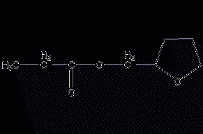 Tetrahydrofurfuryl alcohol propionate structure formula