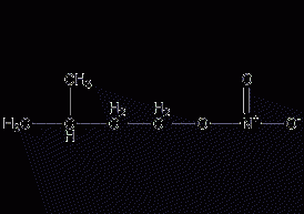 Isoamyl nitrate structural formula