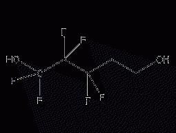 2,2,3,3,4,4-hexafluoro-1,5-pentanediol  Structural formula