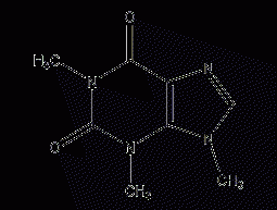 1,3,9-tetramethylxanthine structural formula