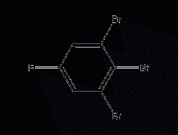 1,2,3-Tribromo-5-fluorobenzene structural formula