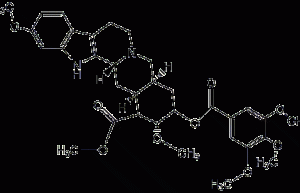 Reserpine structural formula