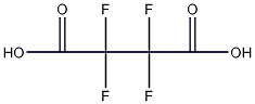 Tetrafluorosuccinic acid structural formula