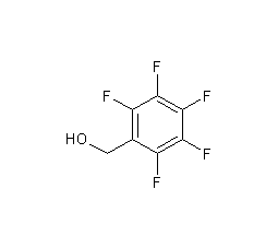 2,3,4,5,6-pentafluorobenzyl alcohol structural formula