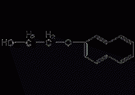 2-(2-naphthyloxy)ethanol structural formula