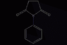 N-phenylsuccinimide structural formula