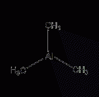 Trimethylaluminum structural formula