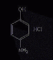 4-aminophenol hydrochloride structural formula