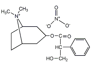 Metronite and Atropine Structural Formula