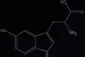 5-hydroxytryptophan structural formula