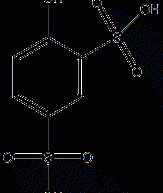 Phenol disulfonic acid structural formula