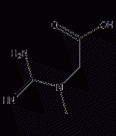 Creatine structural formula