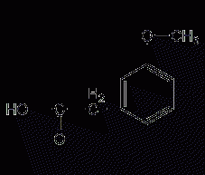 2-methoxyphenylacetic acid structural formula