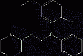 Thioridazine structural formula