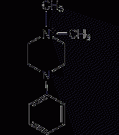 1,1-dimethyl-4-phenylpiperazinium iodide structural formula