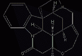 Strychnine structural formula