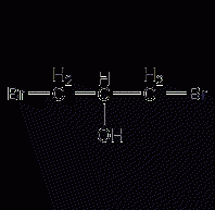 1,3-dibromo-2-propanol structural formula