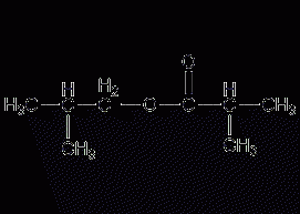 Isobutyl isobutyrate structural formula